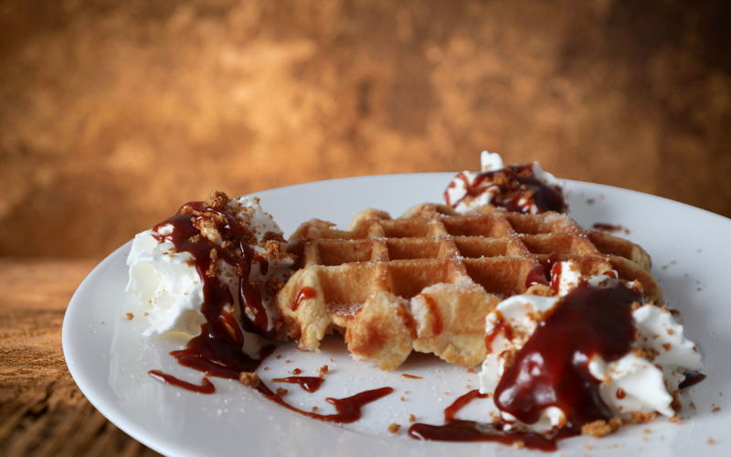 Gauffre au Bistrot du Col - station des Coulmes